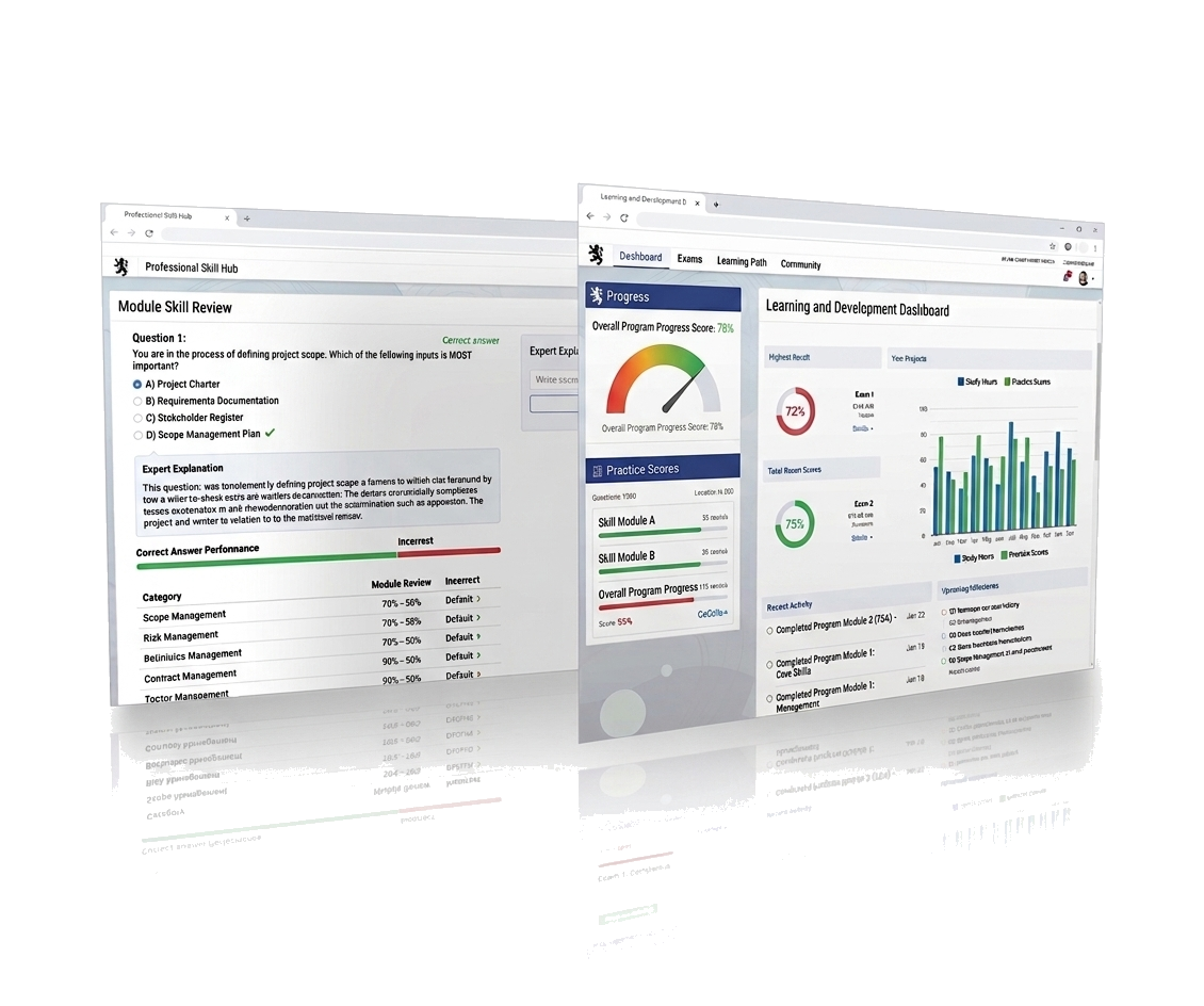 Actuarial Academy progress dashboard preview